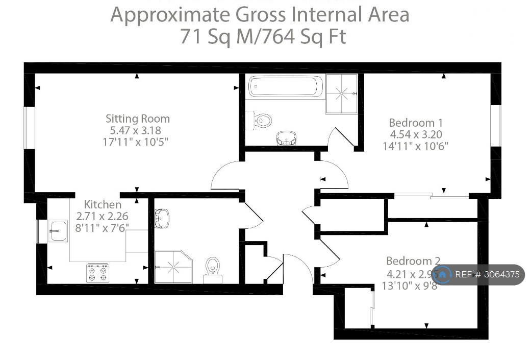 Jago Court, Newbury floorplan