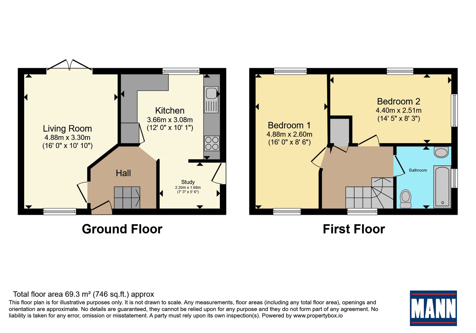 2, Warwick Road, Ashford floorplan