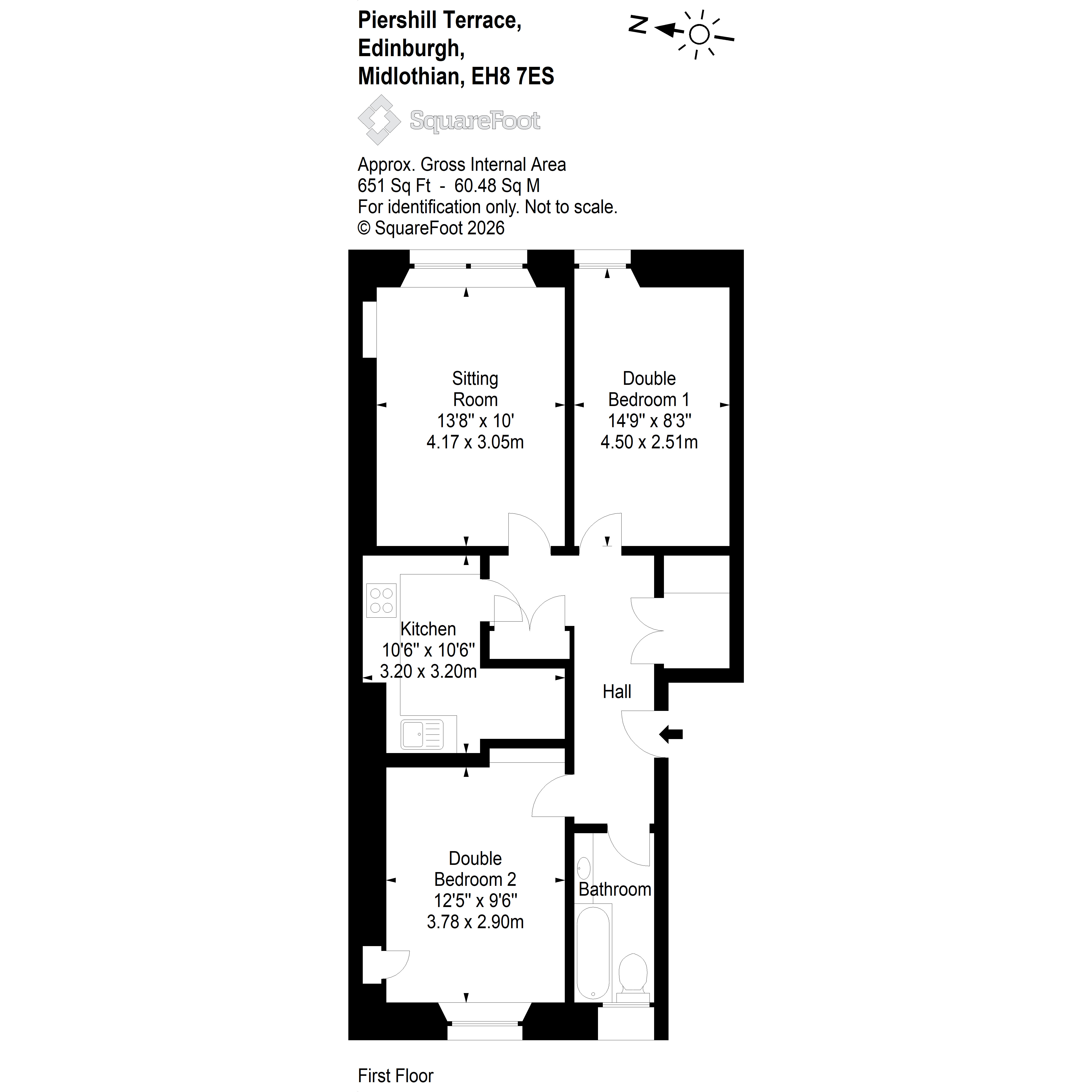 6/4, Piershill Terrace, EDINBURGH floorplan