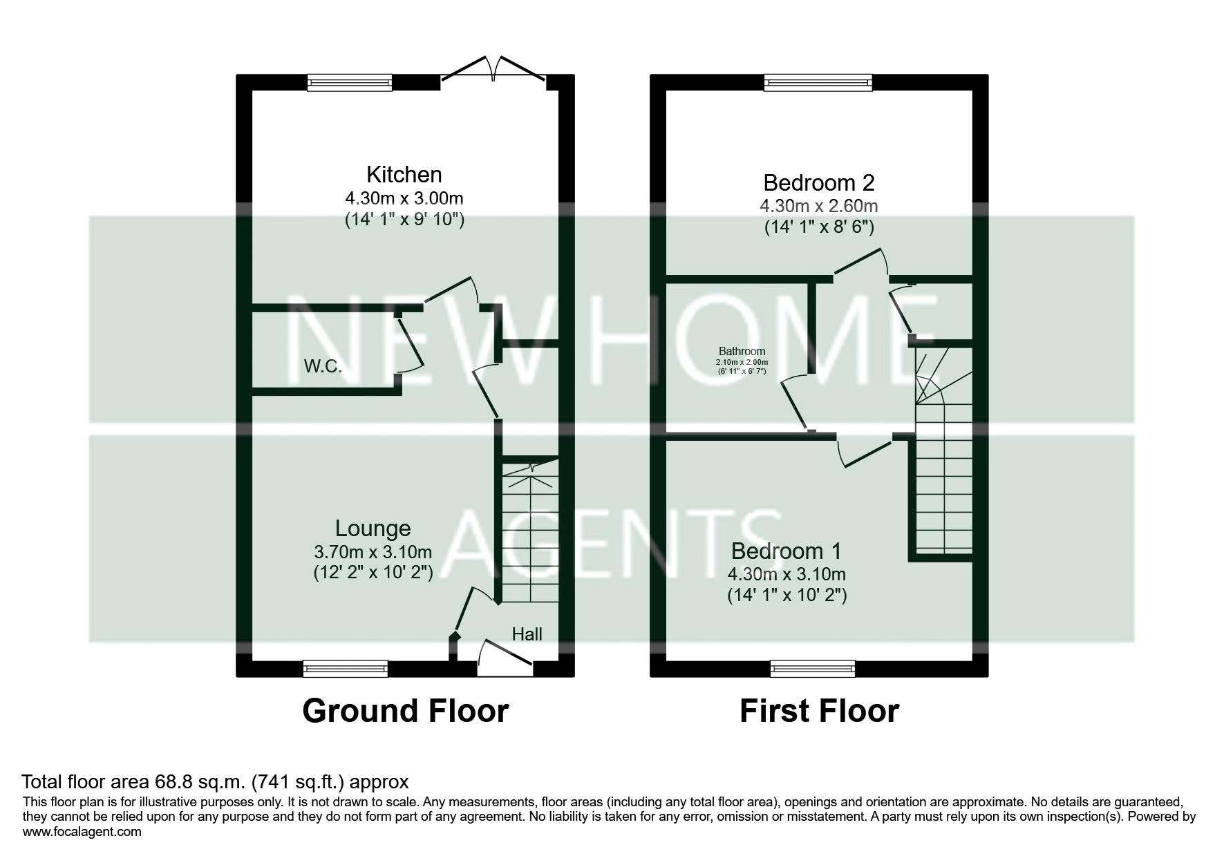 12, Bere Road, Bury St. Edmunds floorplan