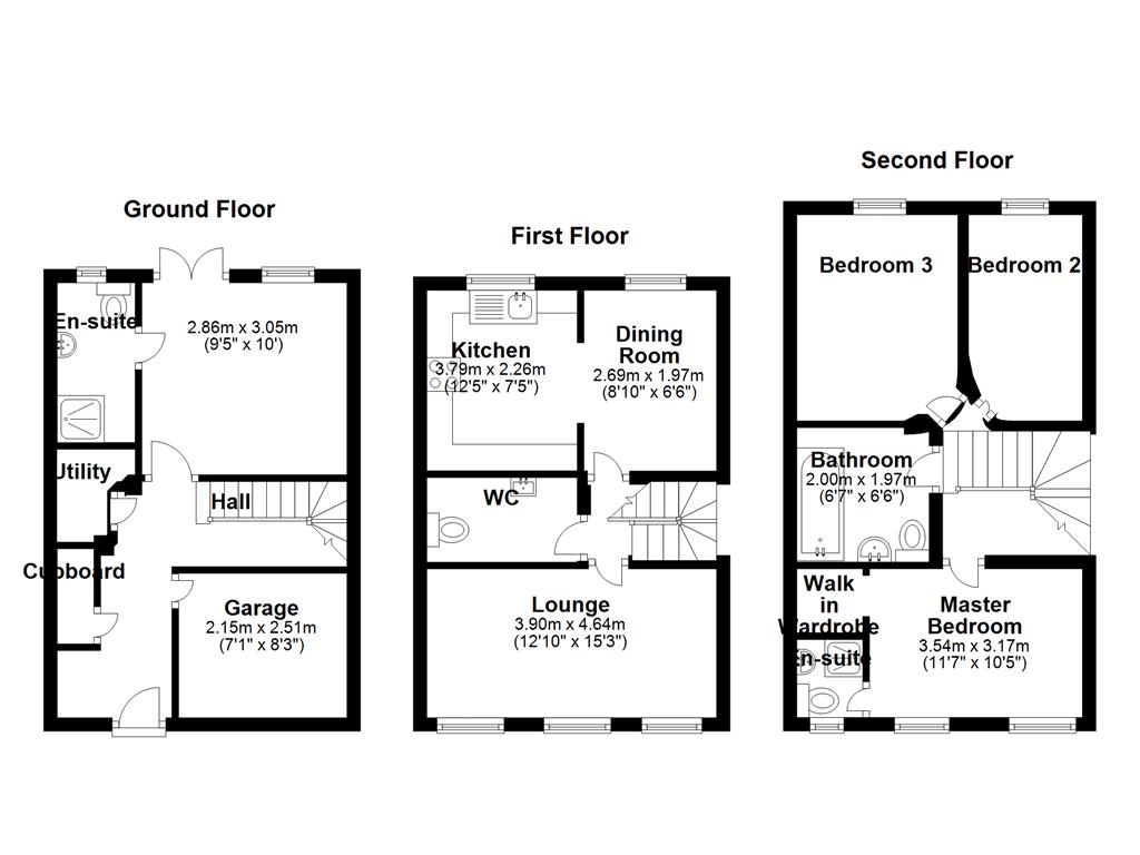 4 Bedrooms Town house to rent in Anvil Terrace, Dartford DA2