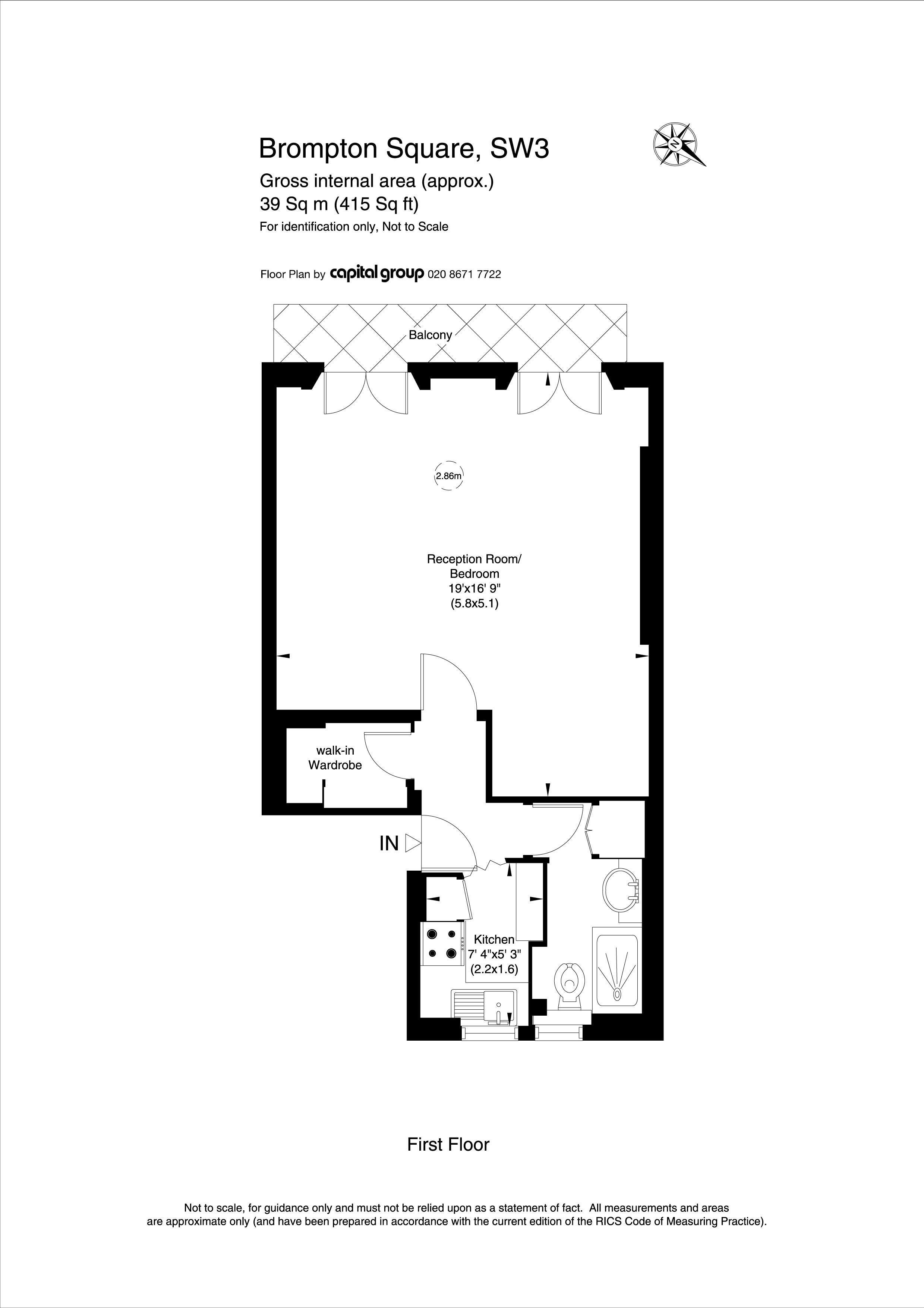 Brompton Square, London floorplan