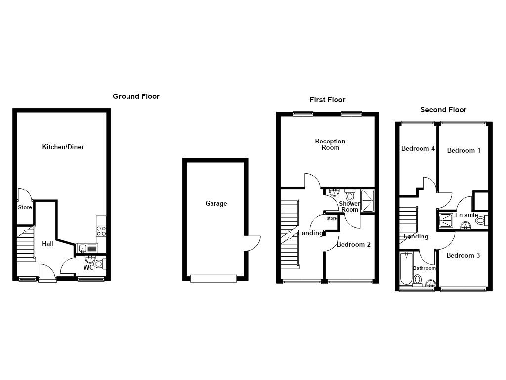 Sweet Briar Close, Accrington floorplan