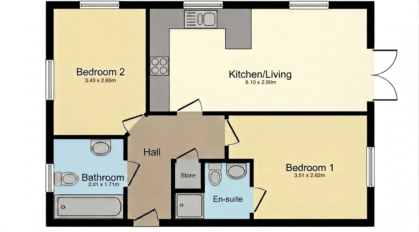 20, Dol Glaswg, Cardiff floorplan