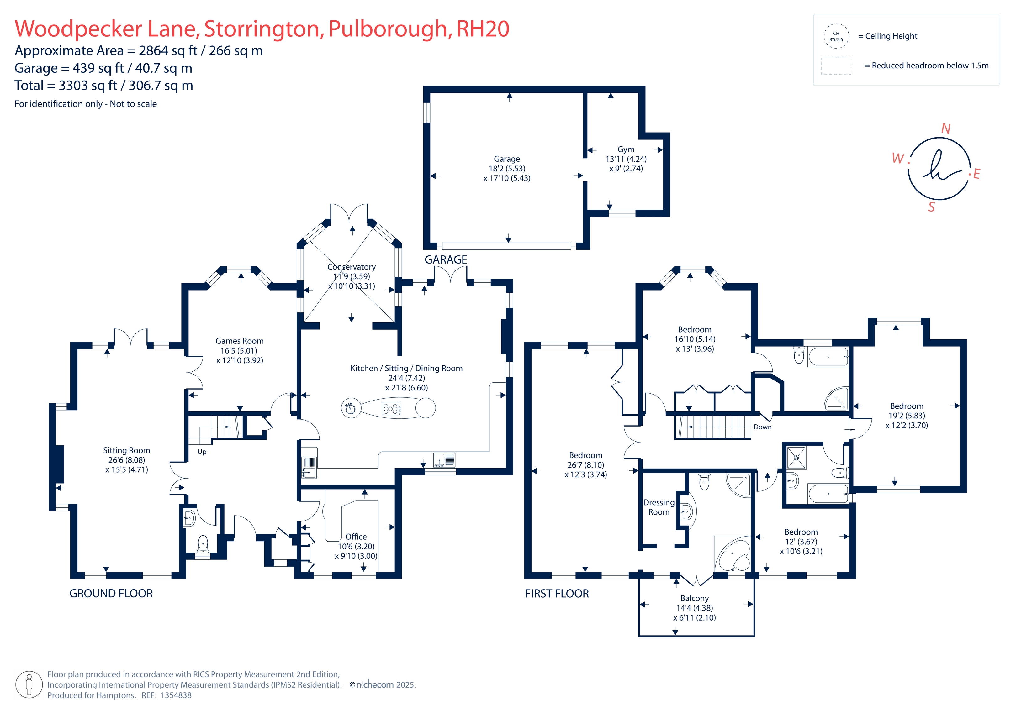 Woodpecker Lane, Storrington, RH20 floorplan