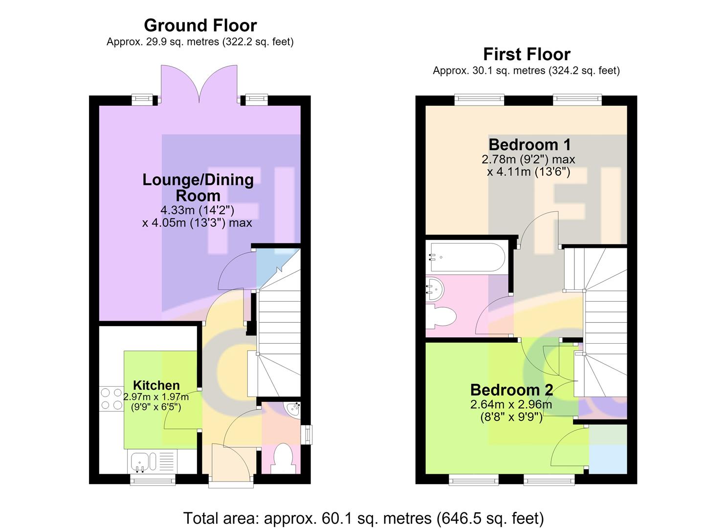 43, St Peters Field, Hereford floorplan