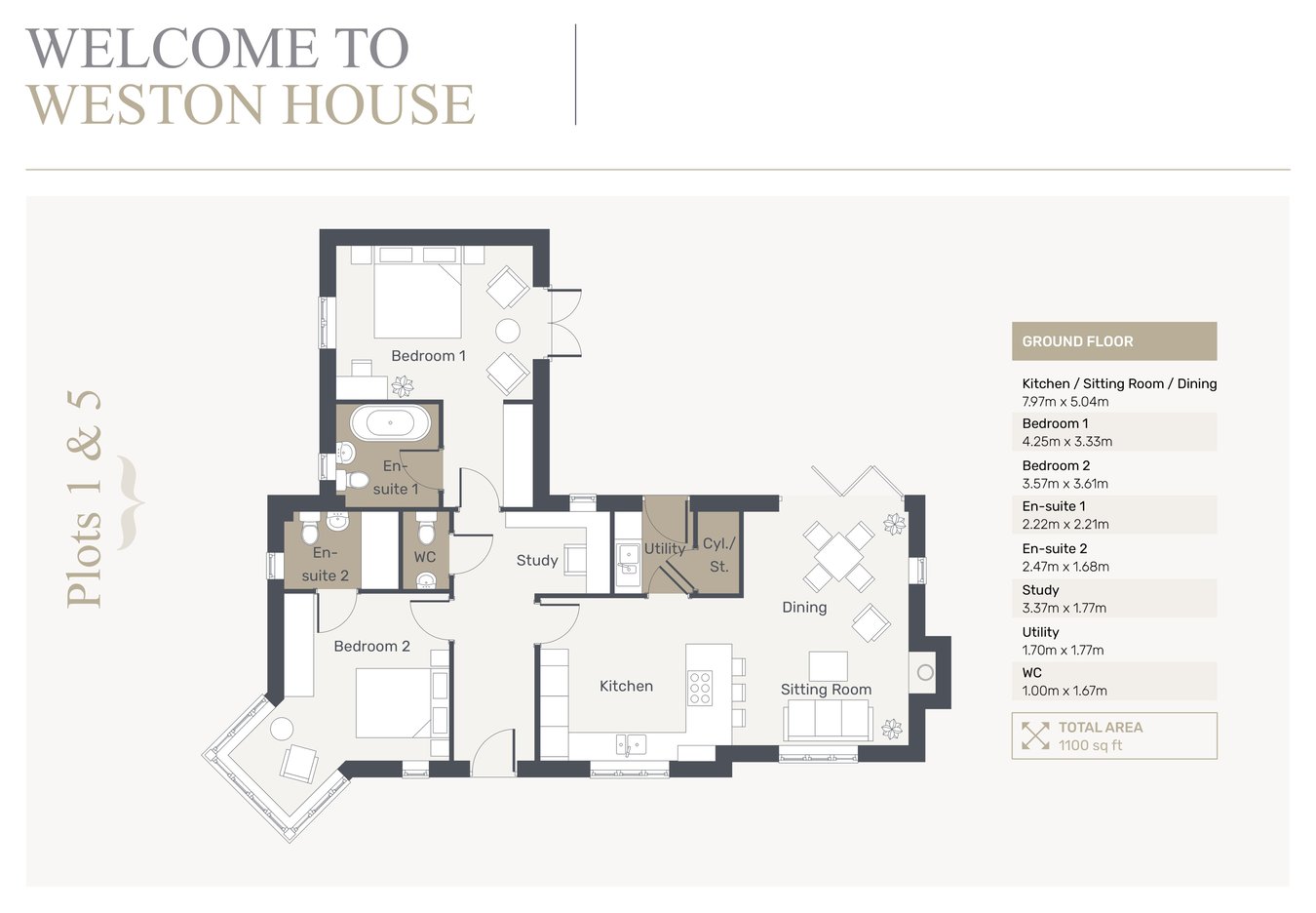 Meadow Sweet (Plot 1), Welford Gate, Warwickshire floorplan