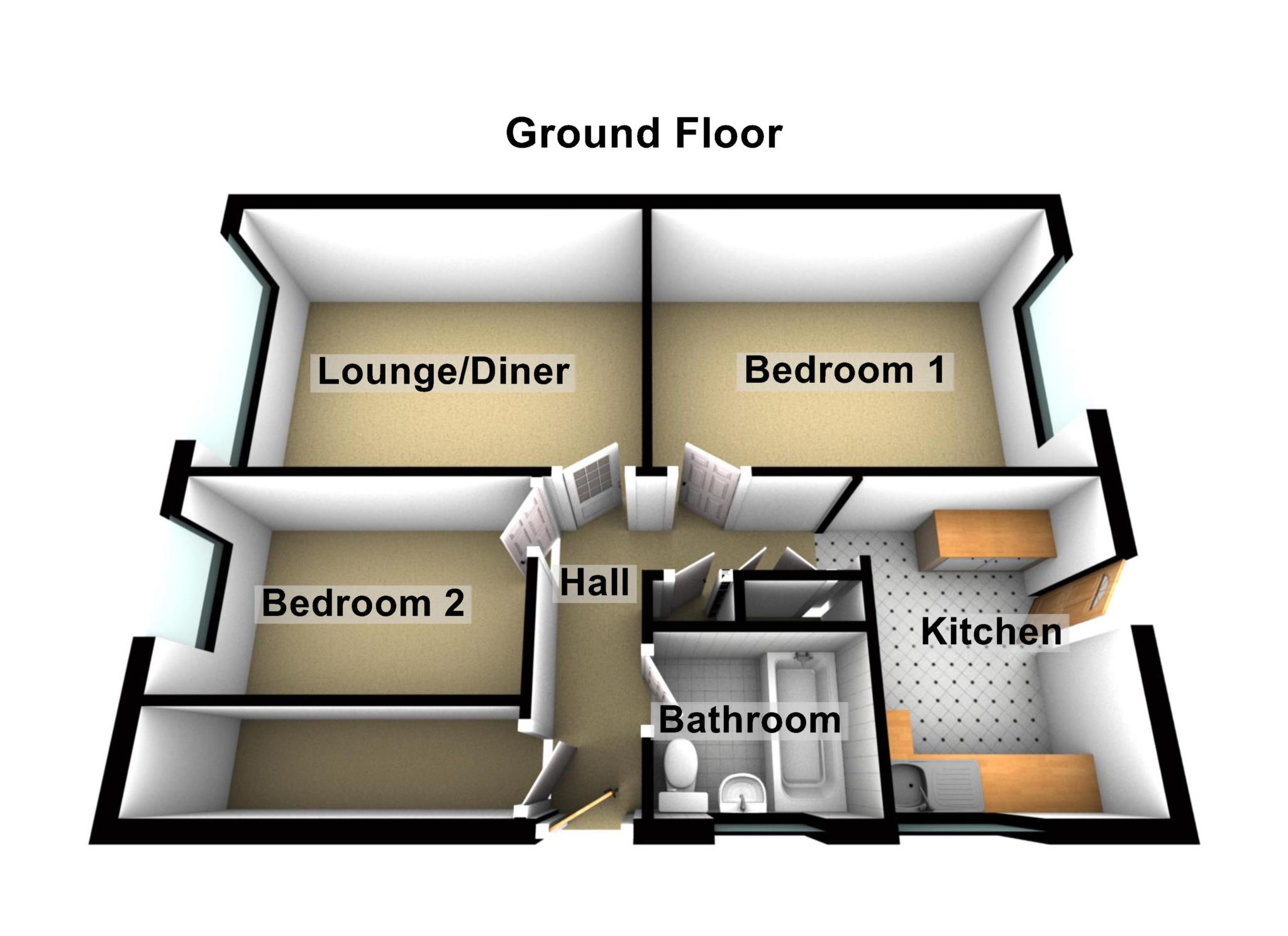 74, Milford Close, London floorplan