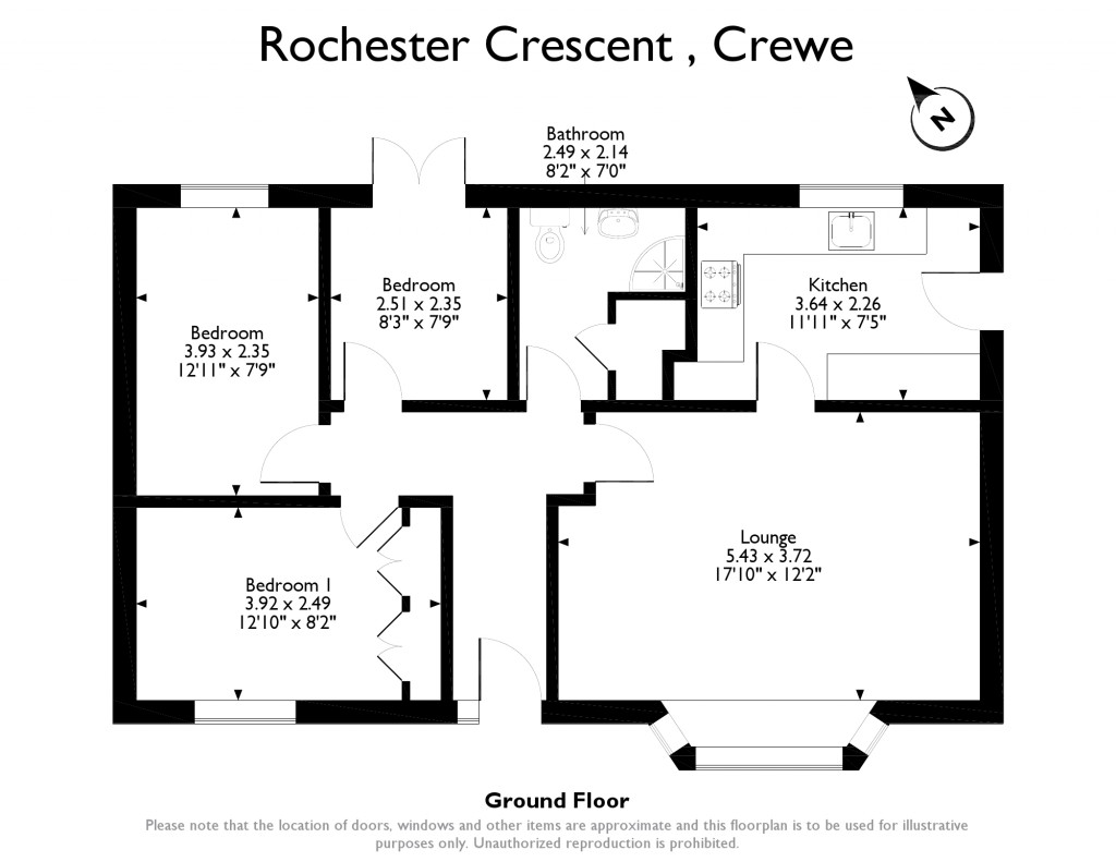 3 Bedrooms Detached bungalow for sale in Rochester Crescent, Crewe CW1