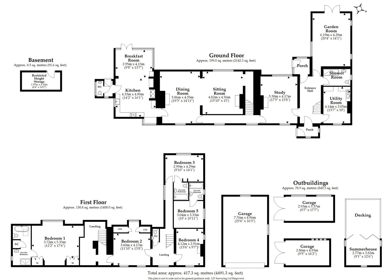 Ochiltree, Salisbury Road, Christchurch floorplan
