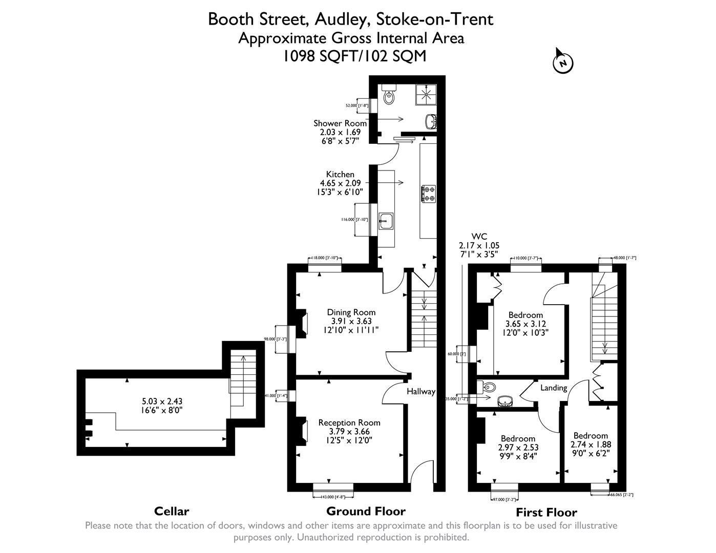 00, Booth Street, Stoke-On-Trent floorplan