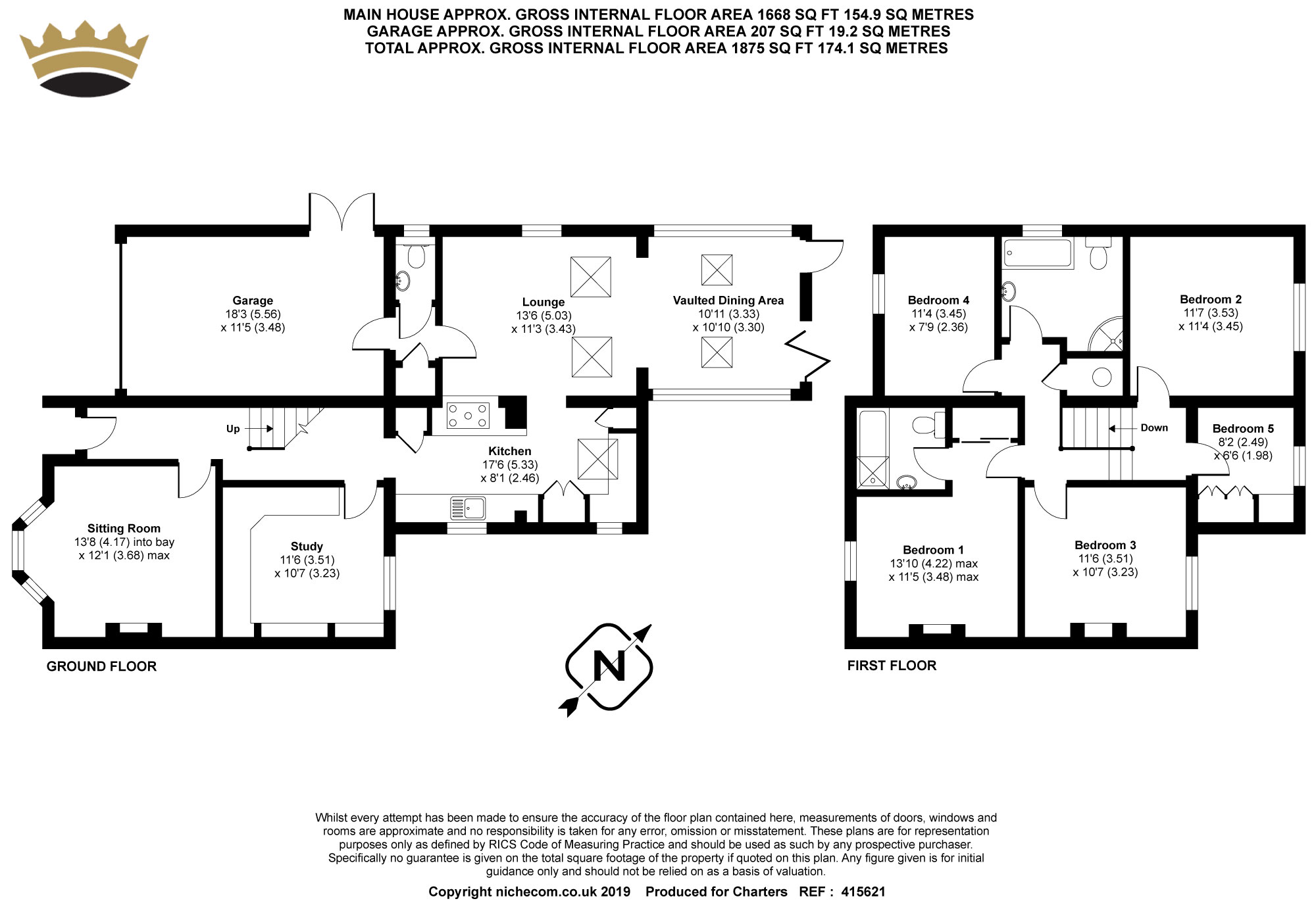 5 Bedrooms Detached house for sale in Lindford, Bordon, Hampshire GU35