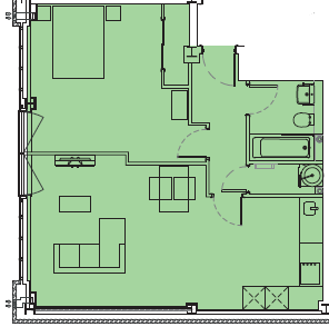 Apartment 301 Tenby House, 12, Tenby Street South, Birmingham floorplan