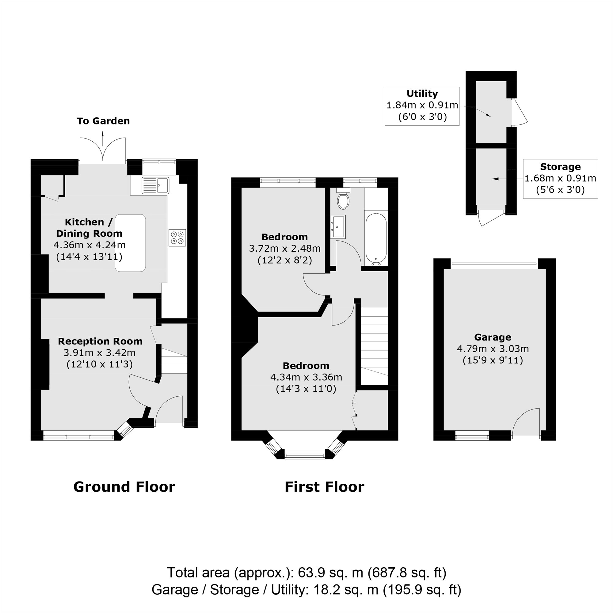 5, Jillian Close, Hampton floorplan