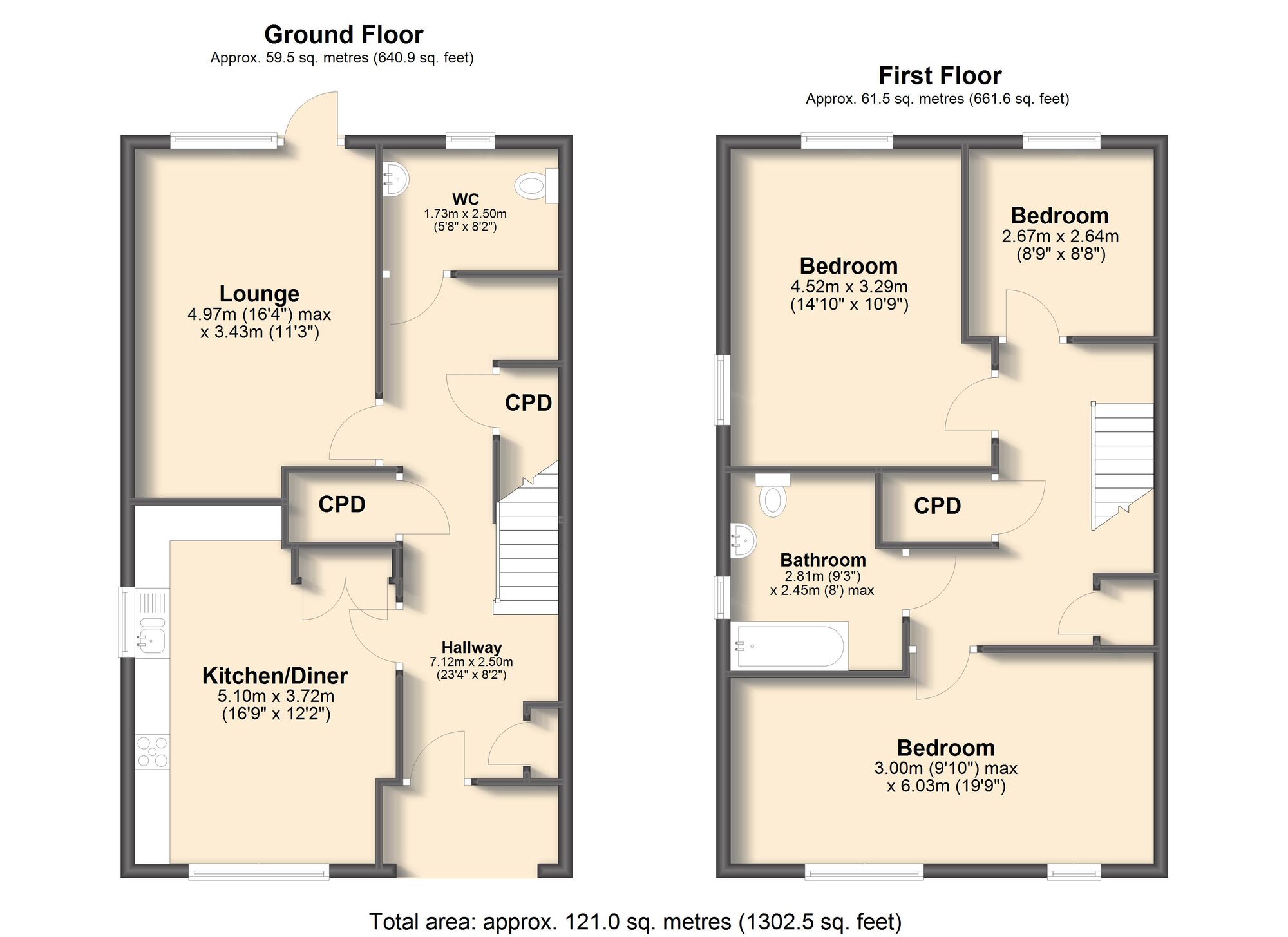 84 Stonecliffe Road, Sheffield floorplan