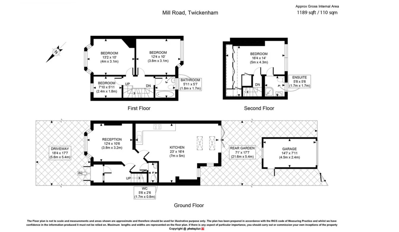 Mill Road, Twickenham floorplan