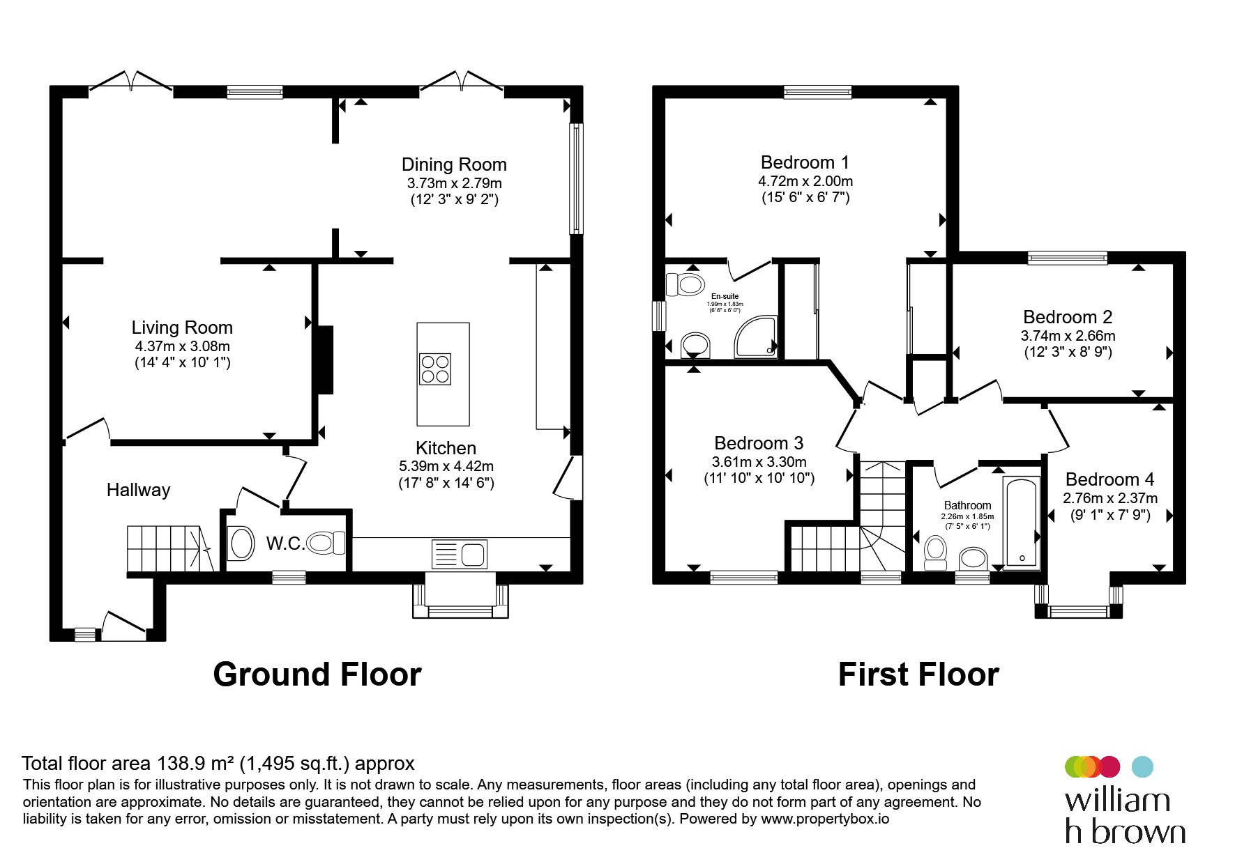 12, Rosecroft Way, Thetford floorplan
