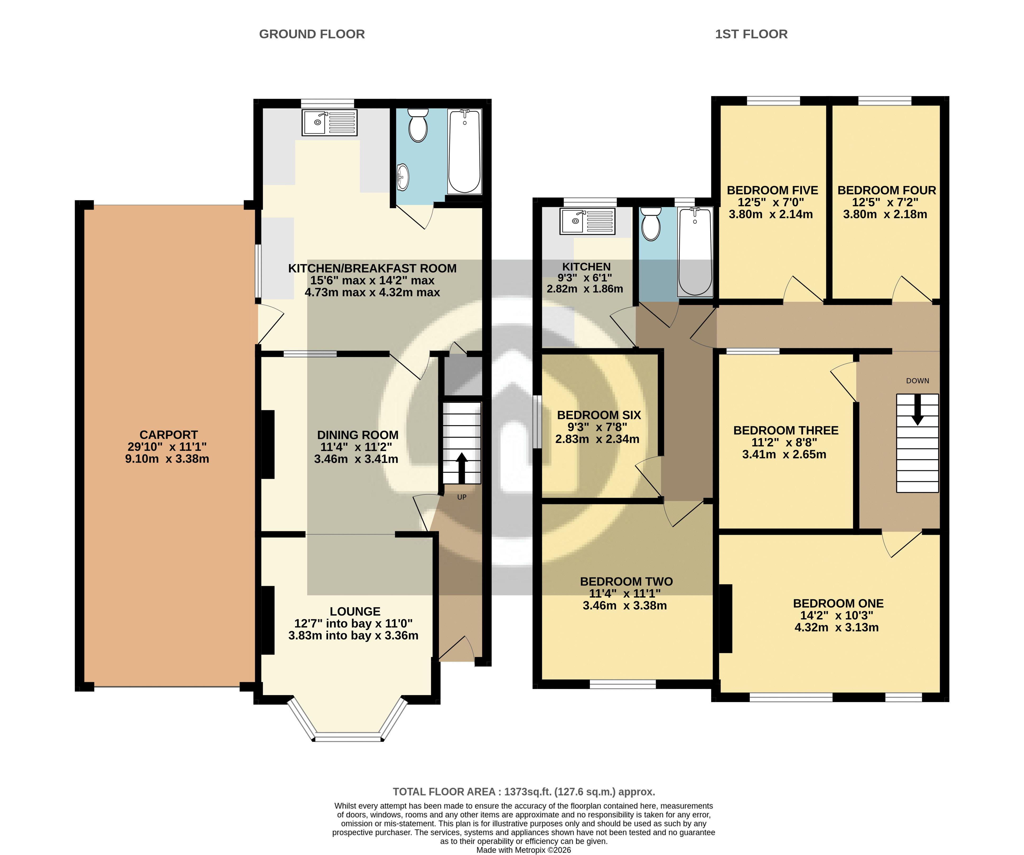 2, Southville Road, Bedford floorplan