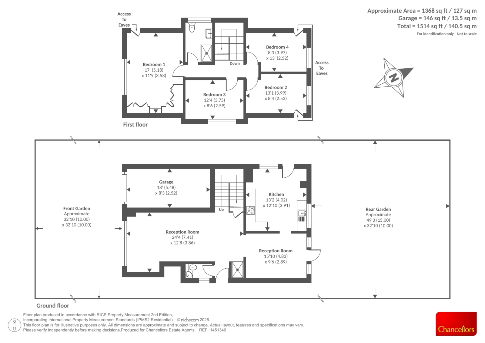 305, Feltham Hill Road, Ashford floorplan