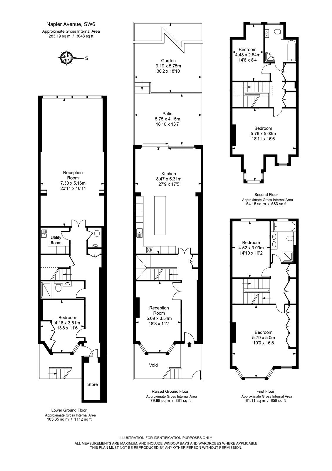 22, Napier Avenue, London floorplan