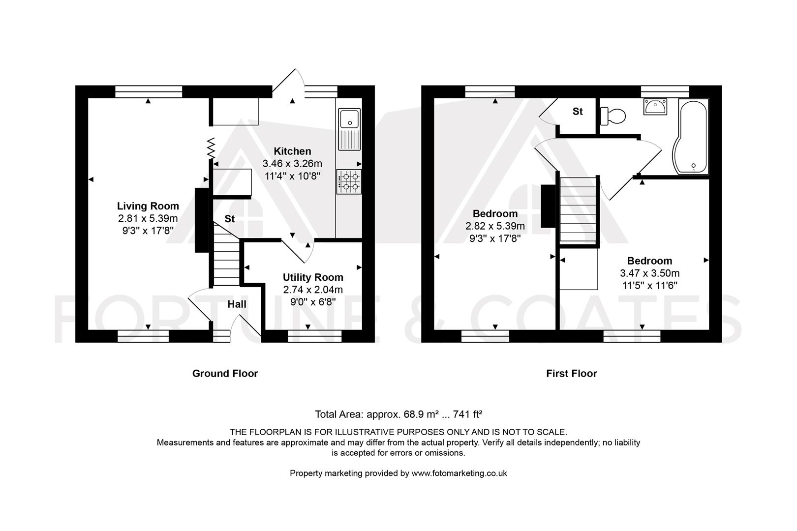 174, Abbotsweld, Harlow floorplan
