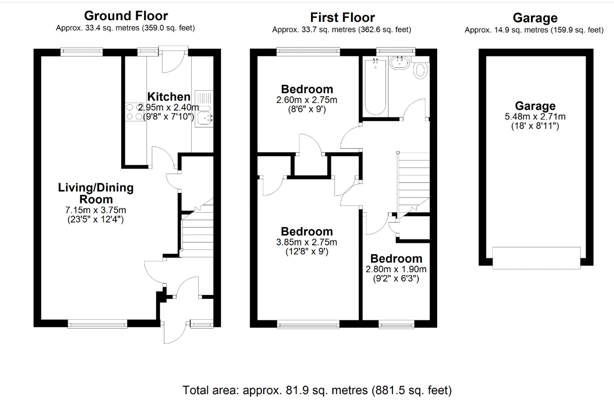 31, Paddocks Mead, Surrey floorplan