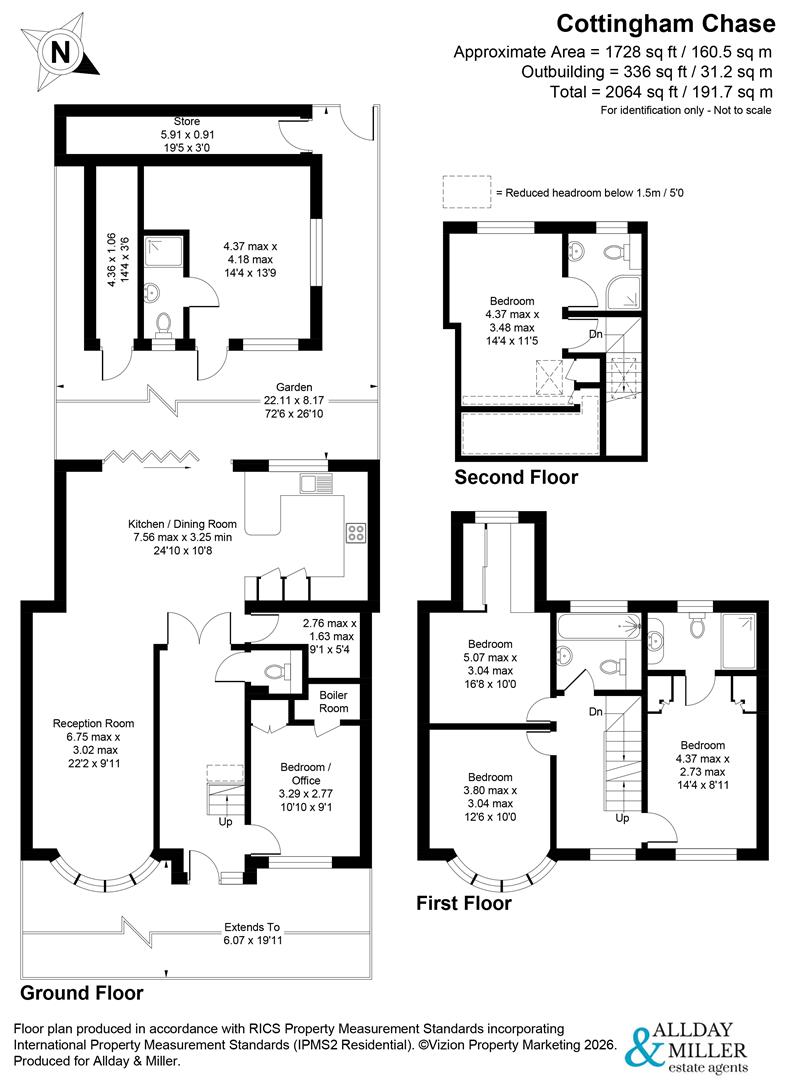 14, Cottingham Chase, Ruislip floorplan