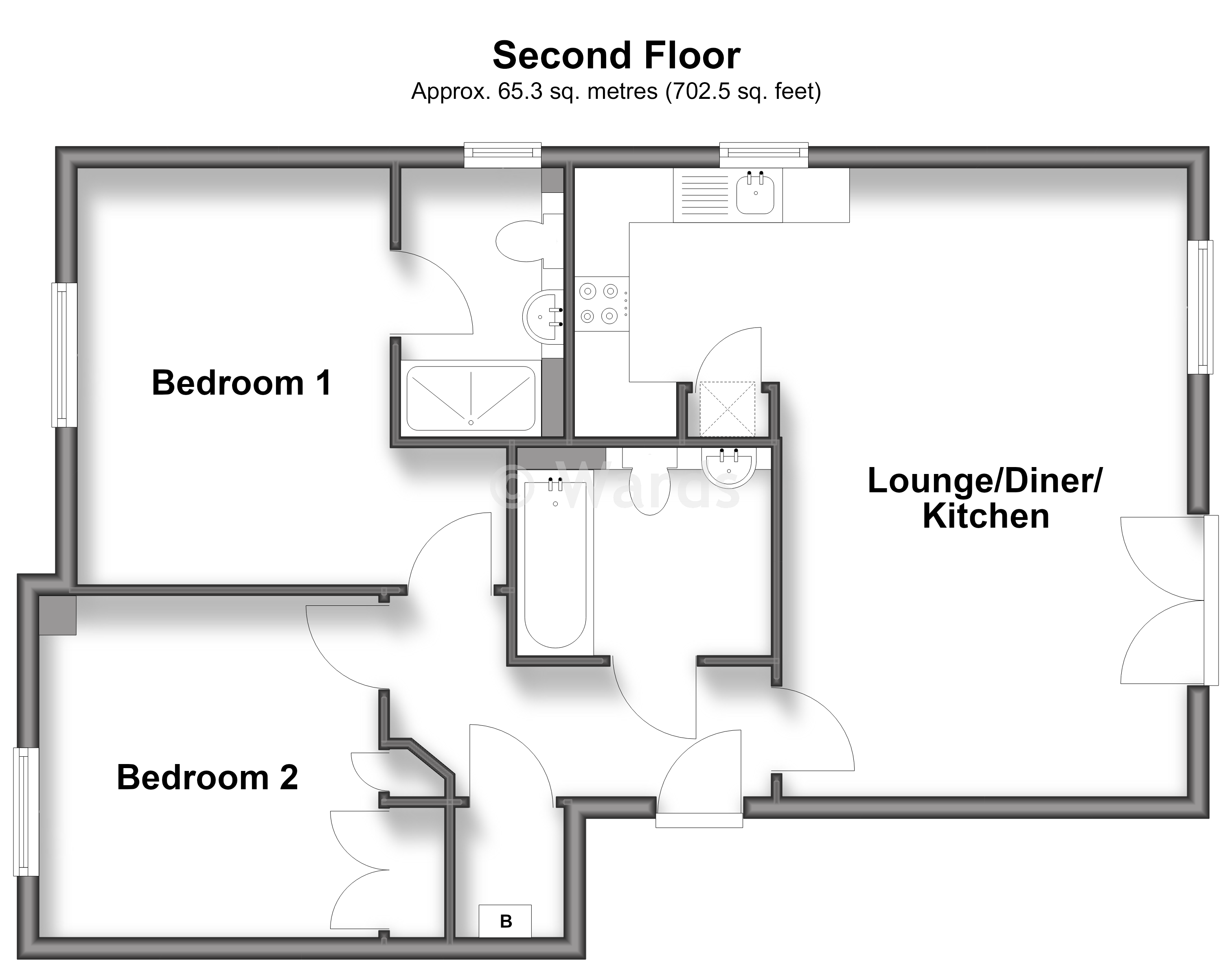 46, Sherwood Avenue, Aylesford floorplan