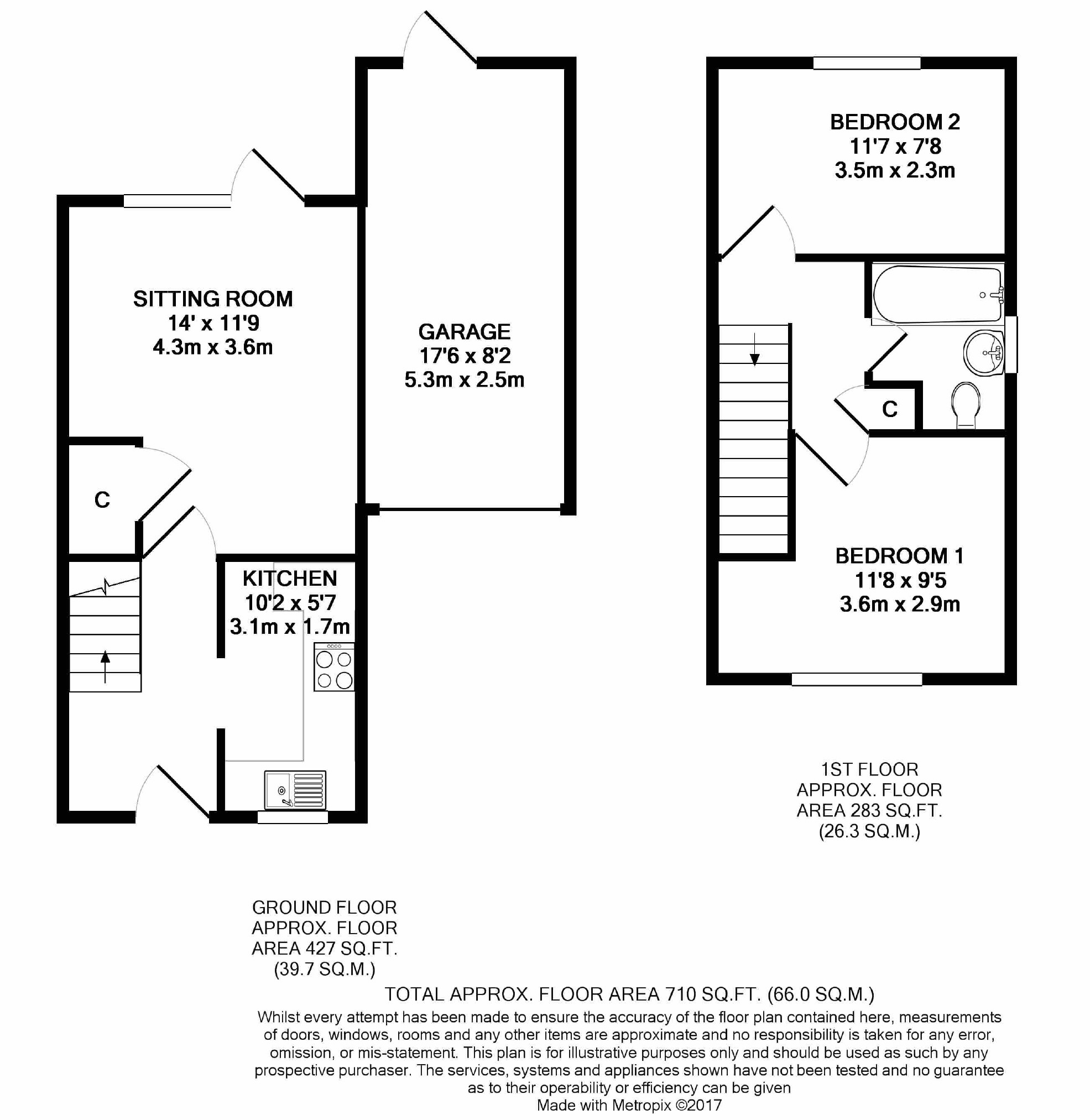 2 Bedrooms End terrace house to rent in Troy Close, Crowborough TN6