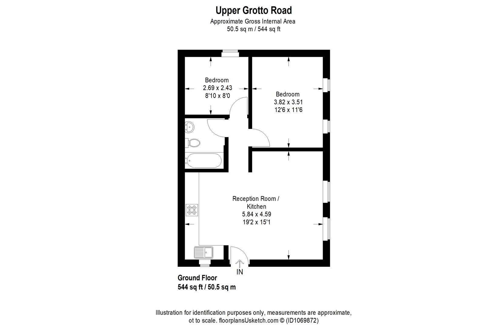 Upper Grotto Road, Twickenham TW1, 2 bedroom flat for sale 67274145