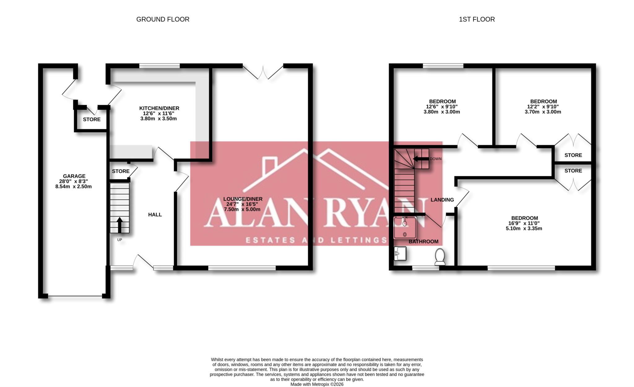 64, St Georges Square, Oldham floorplan