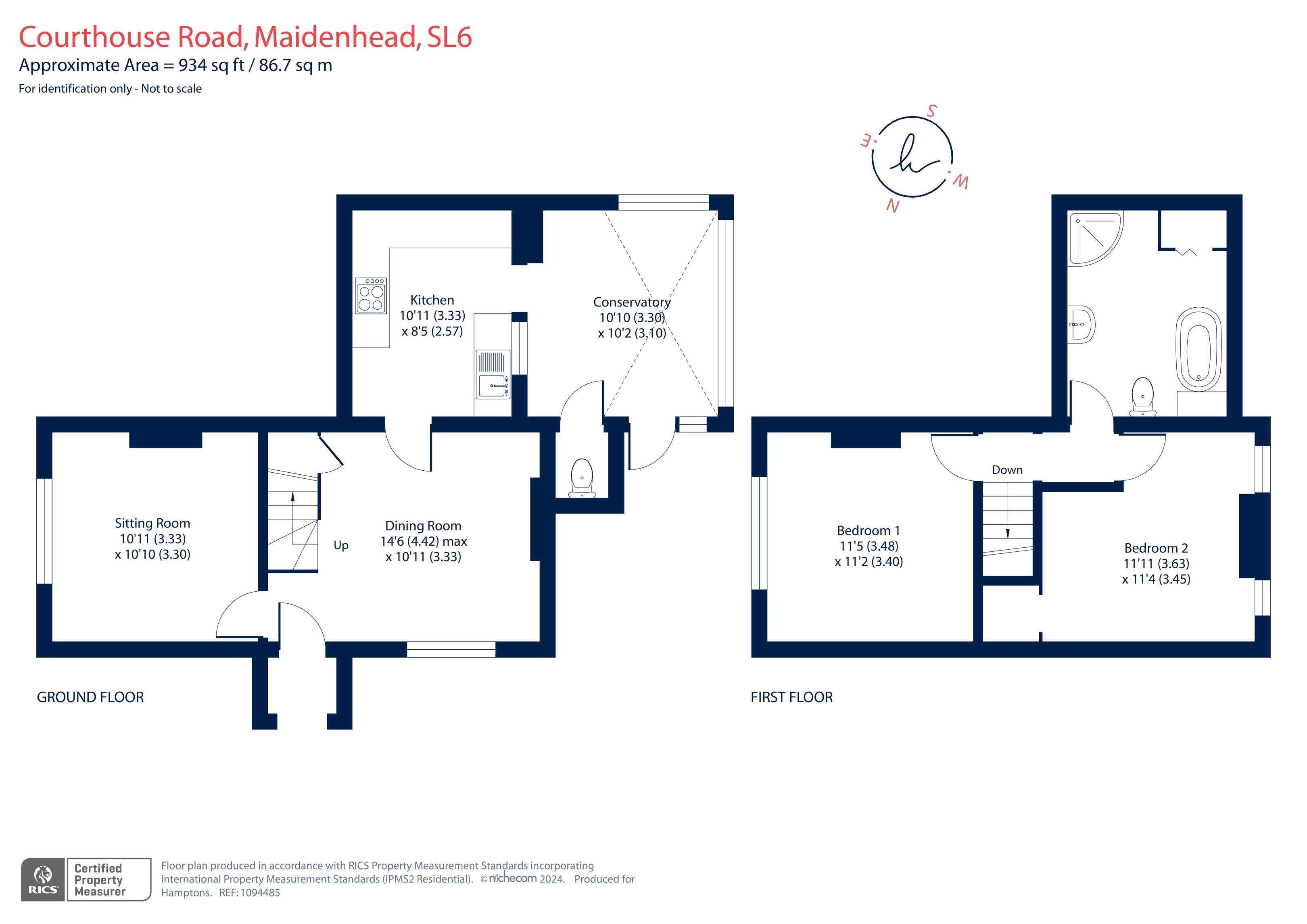 19, Courthouse Road, Maidenhead floorplan