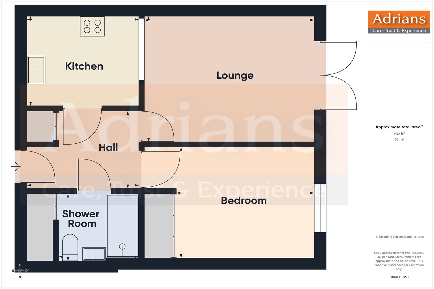 19, Kingfisher Lodge, The Dell, Chelmsford floorplan
