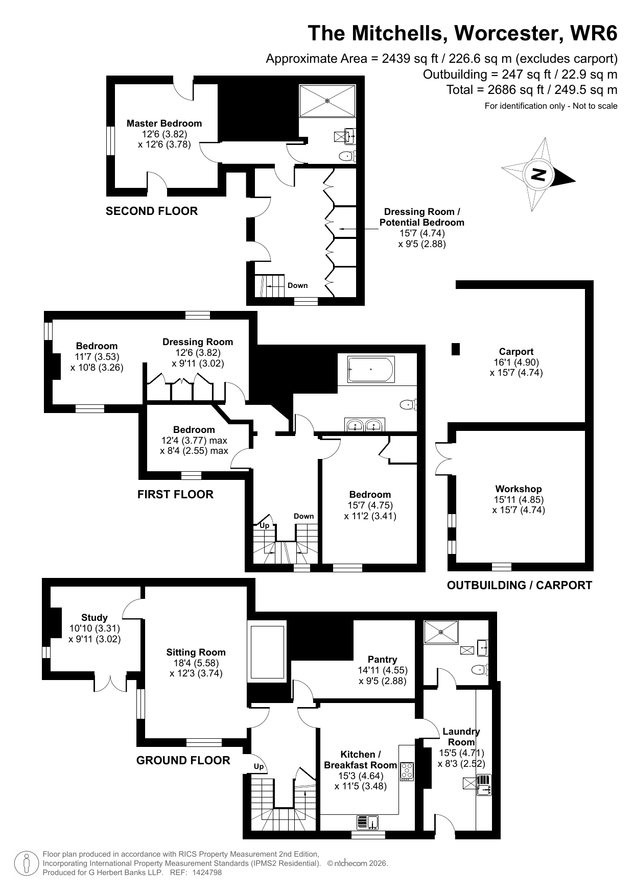 The Mitchells, Worcester floorplan