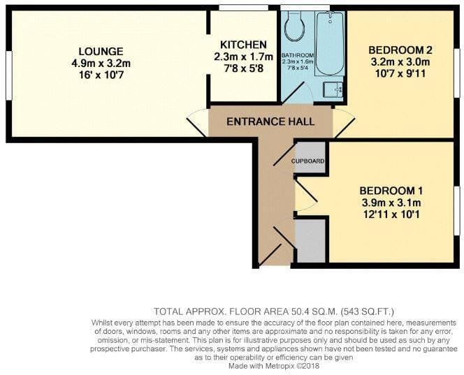 53, Keller Close, Stevenage floorplan