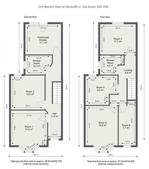169, Beedell Avenue, Westcliff-On-Sea floorplan