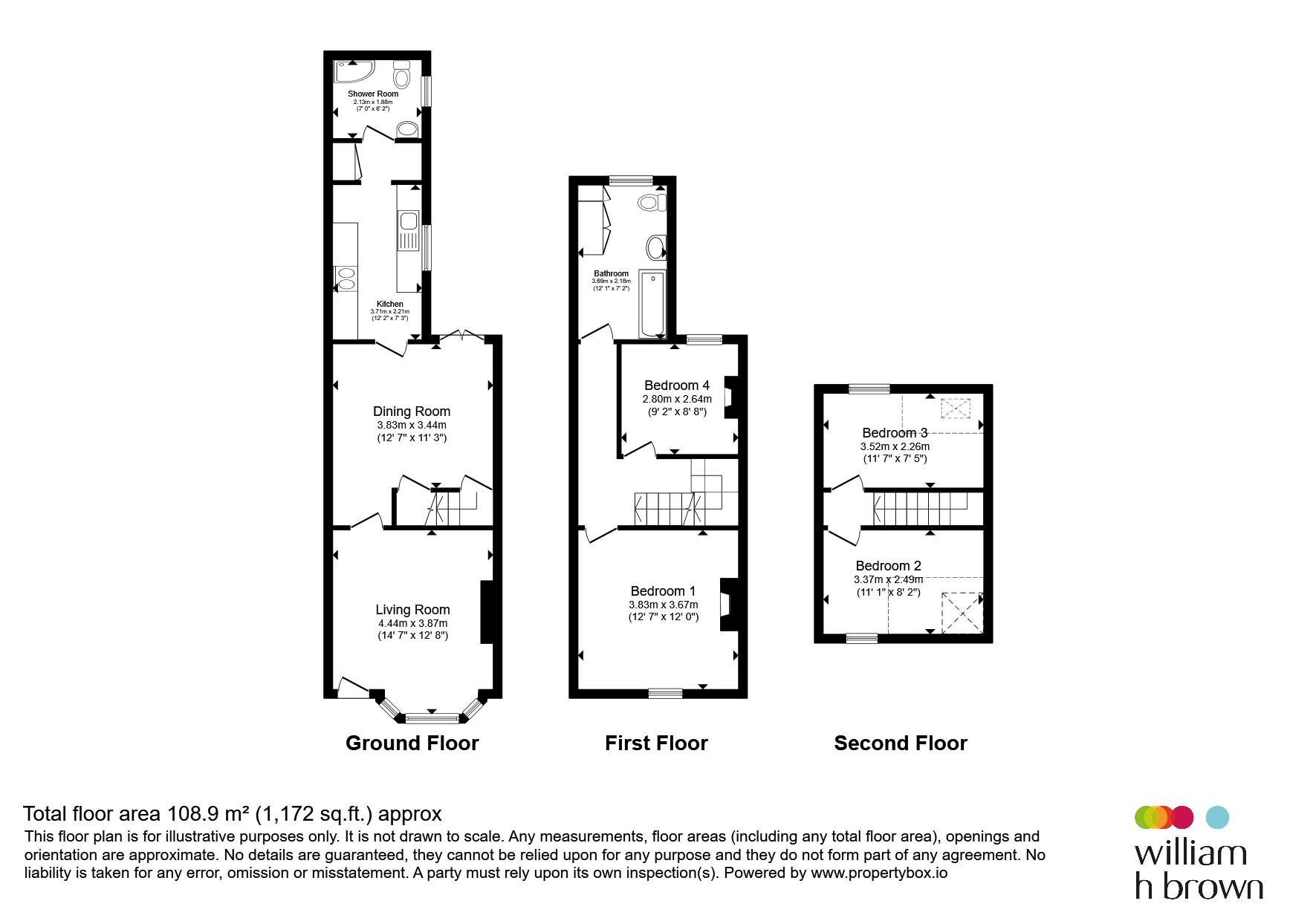 13, Peacock Lane, Holt floorplan