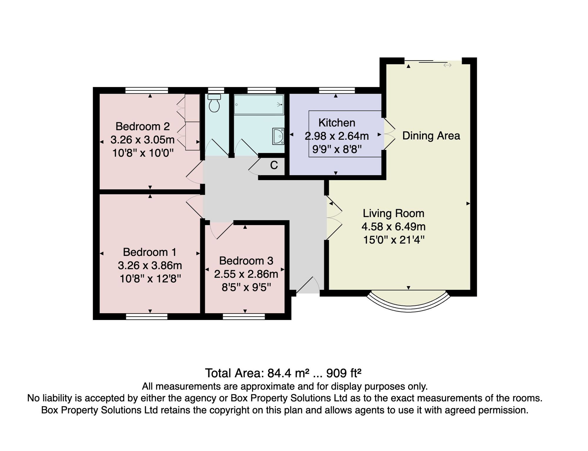 17 Brookfield, Harrogate floorplan