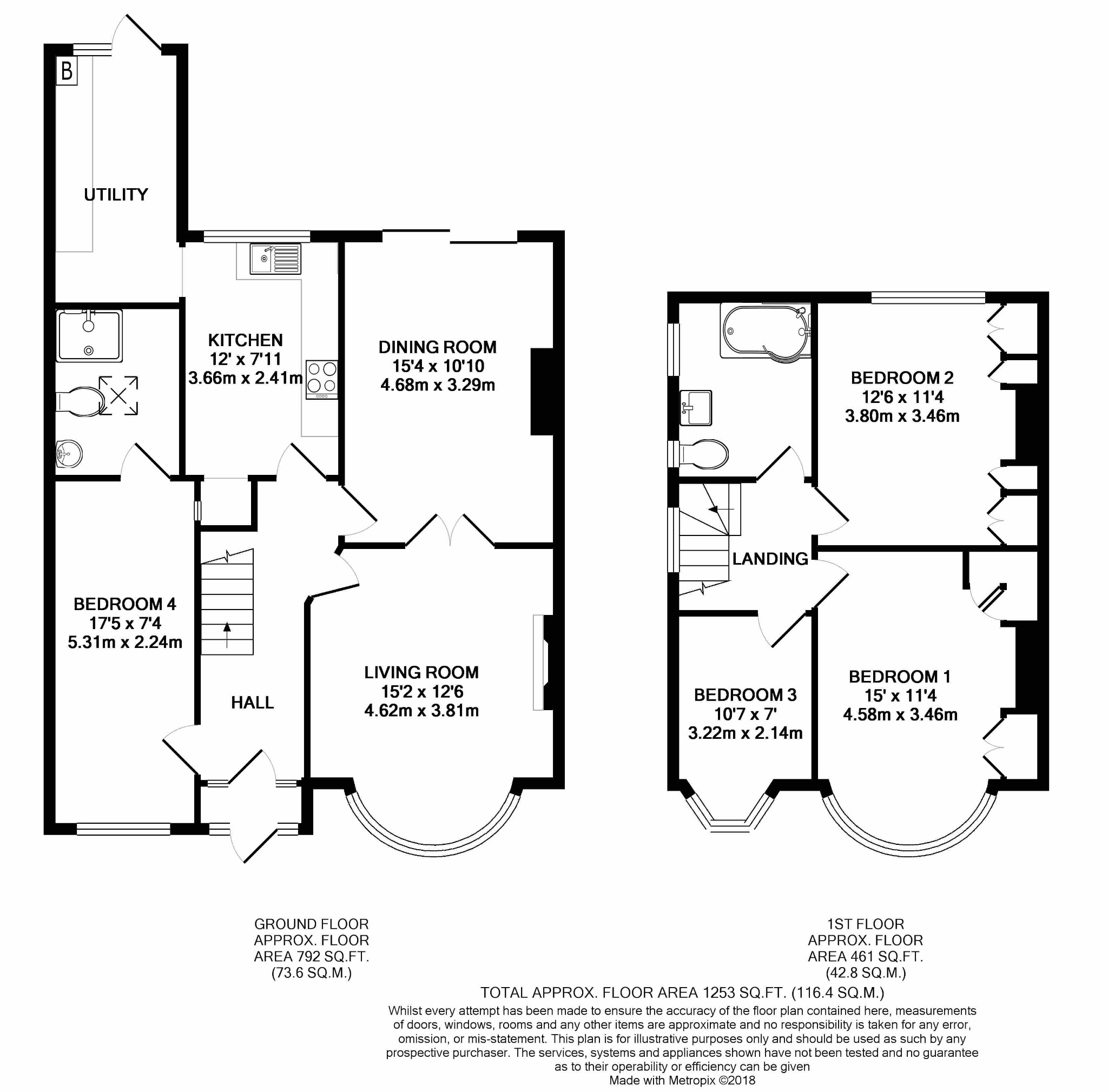 56 Lulworth Drive, Pinner, Greater London floorplan