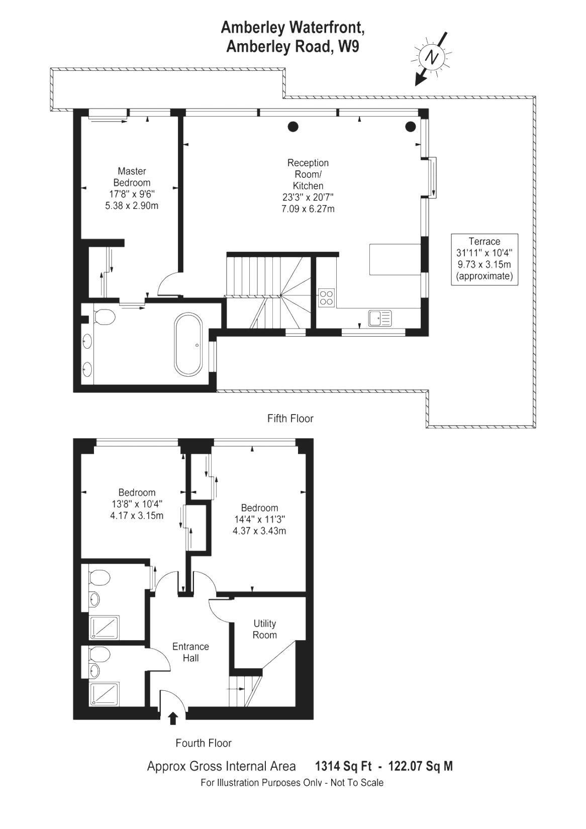 3 Bedrooms Flat to rent in Amberley Road, London W9