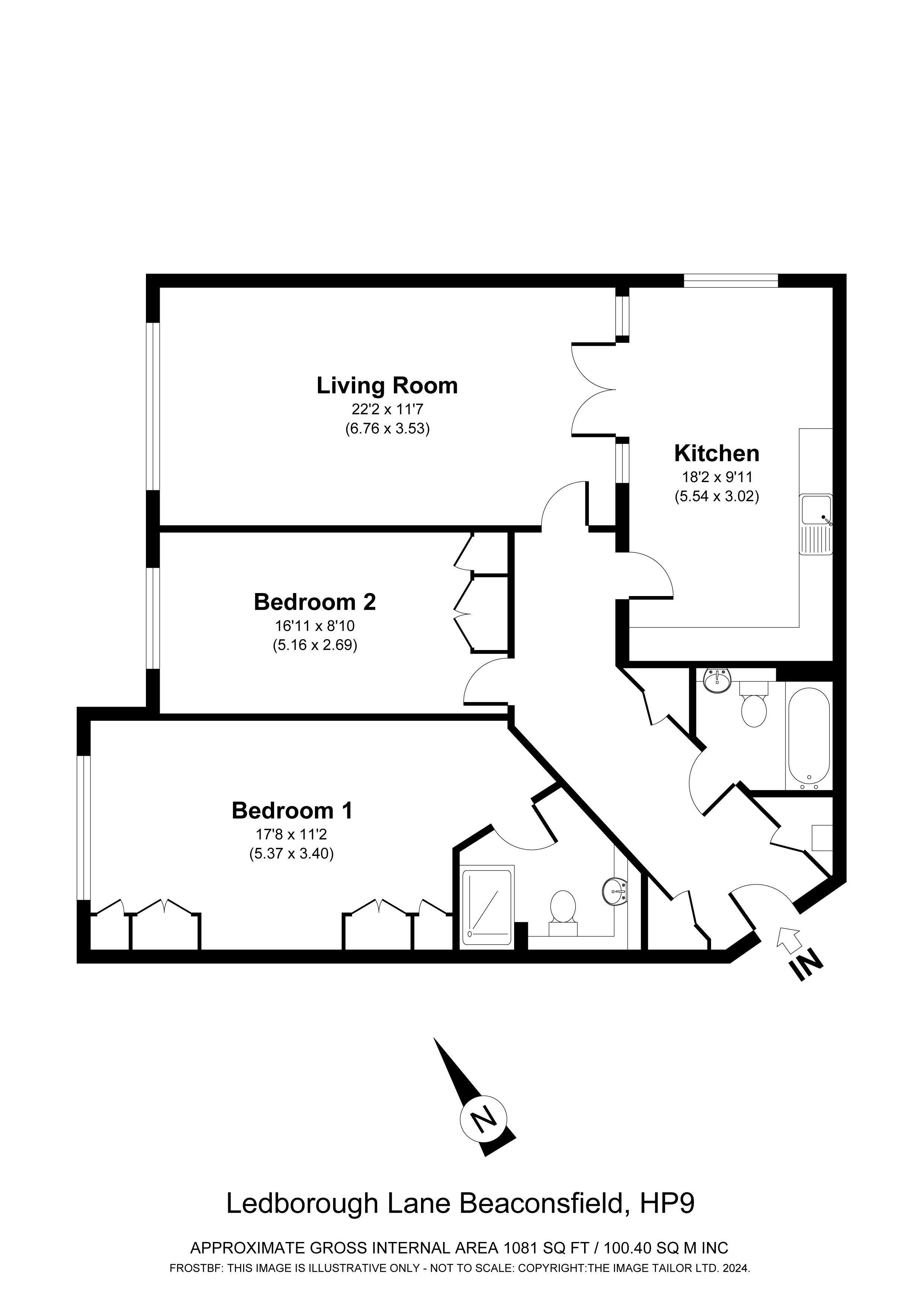 3, 10, Ledborough Lane, Buckinghamshire floorplan