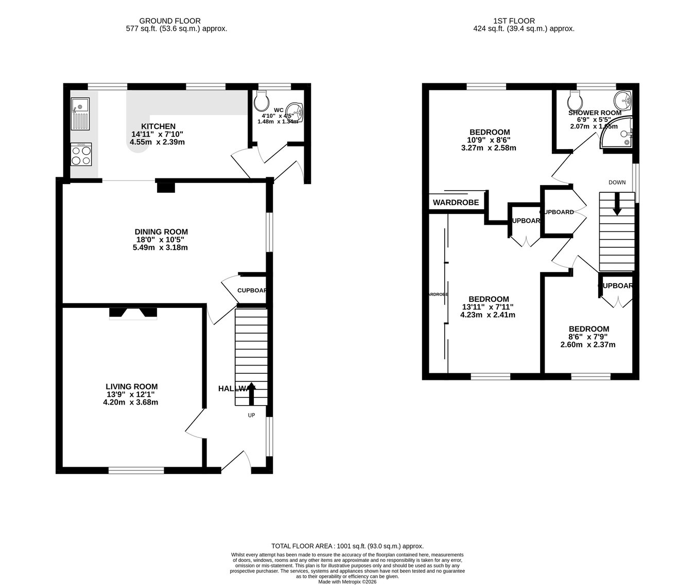 29, Heol Sant Gattwg, Brecon floorplan