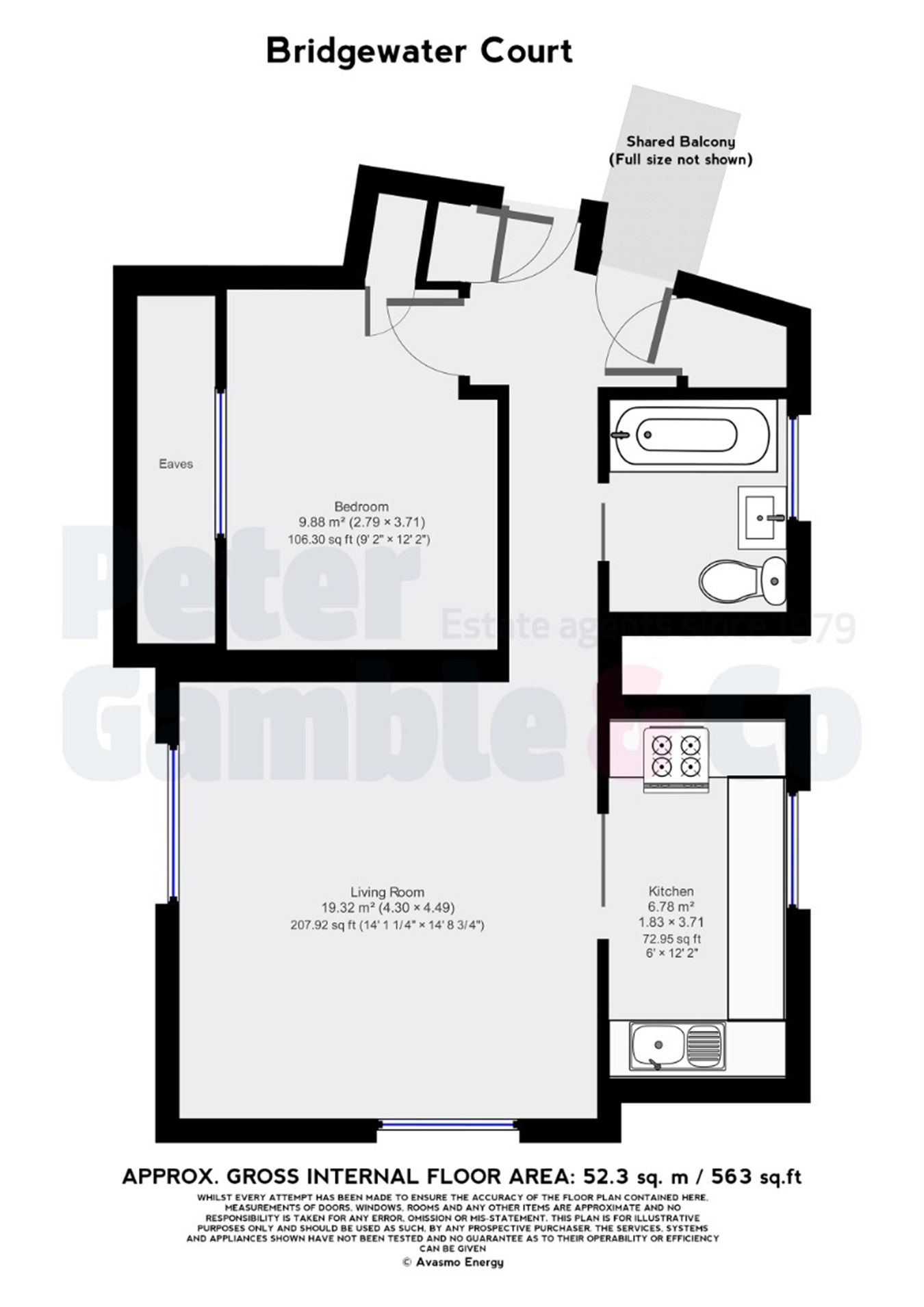 6b Bridgewater Court, Bridgewater Road, Wembley floorplan
