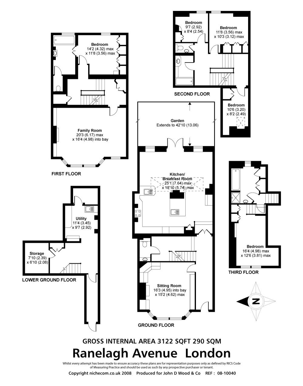 5 Bedrooms  to rent in Ranelagh Avenue, Parsons Green SW6