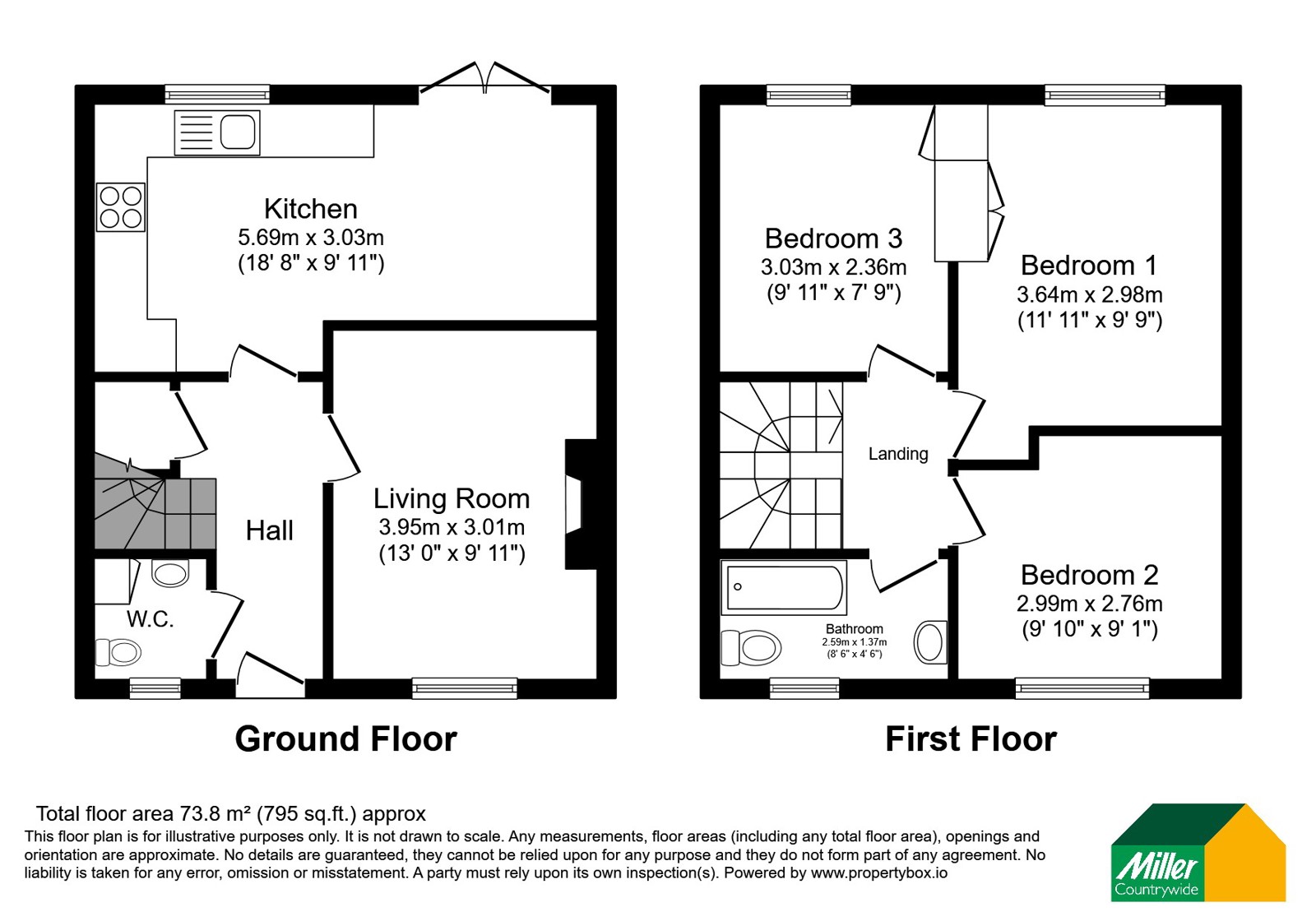23, Dymond Close, Cornwall floorplan