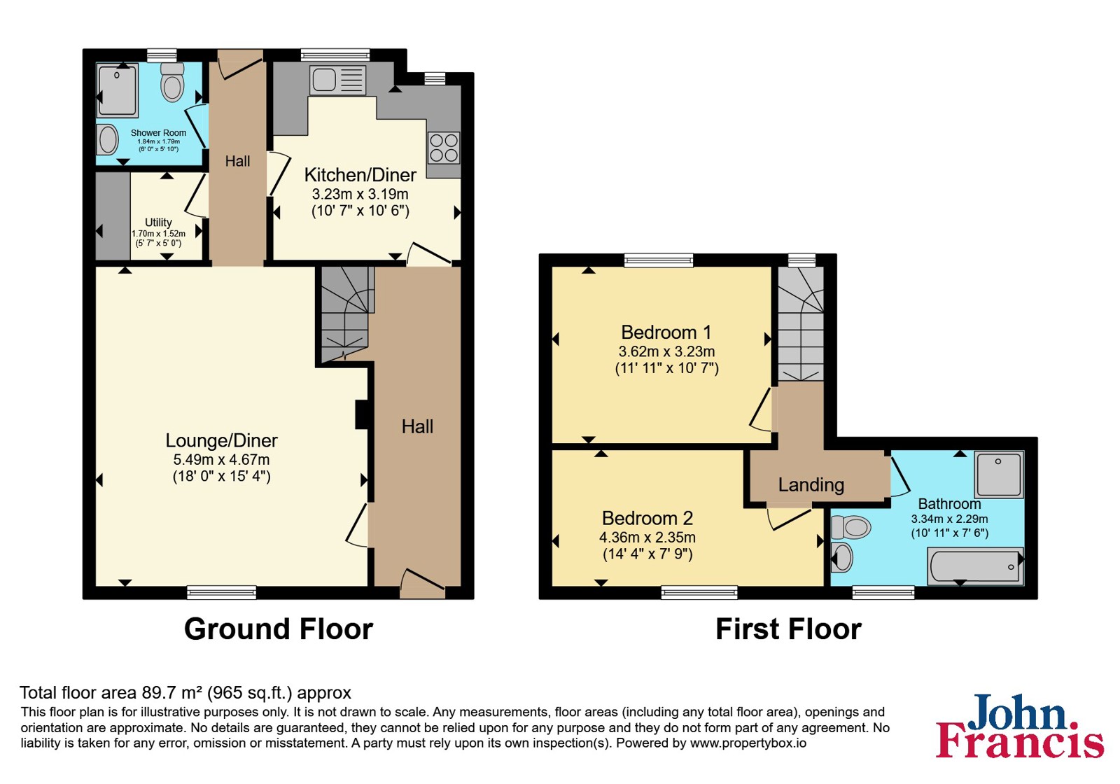 64, Priory Street, Carmarthenshire floorplan