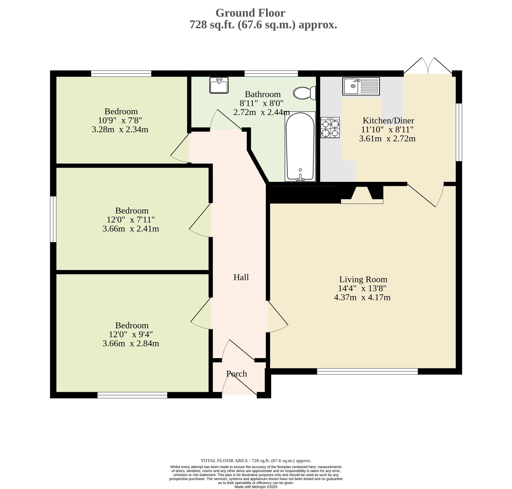 41 Coney Hill, Beccles floorplan