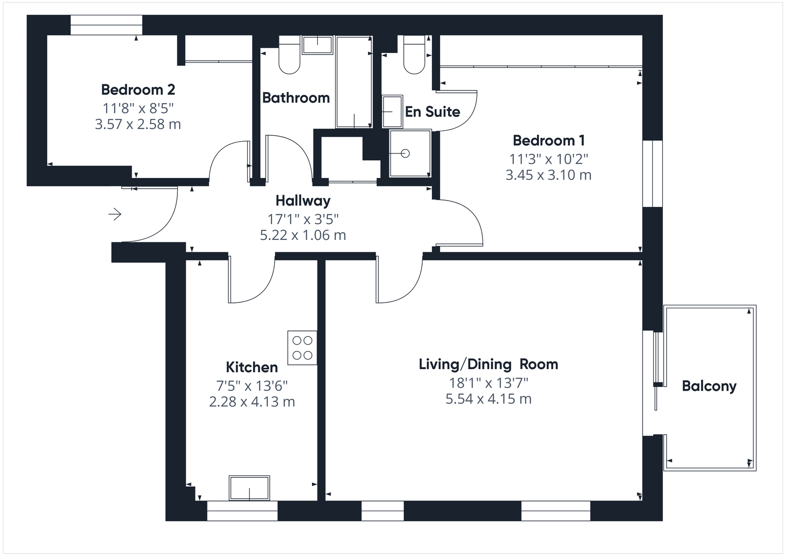 19, The Laurels, Sidmouth floorplan