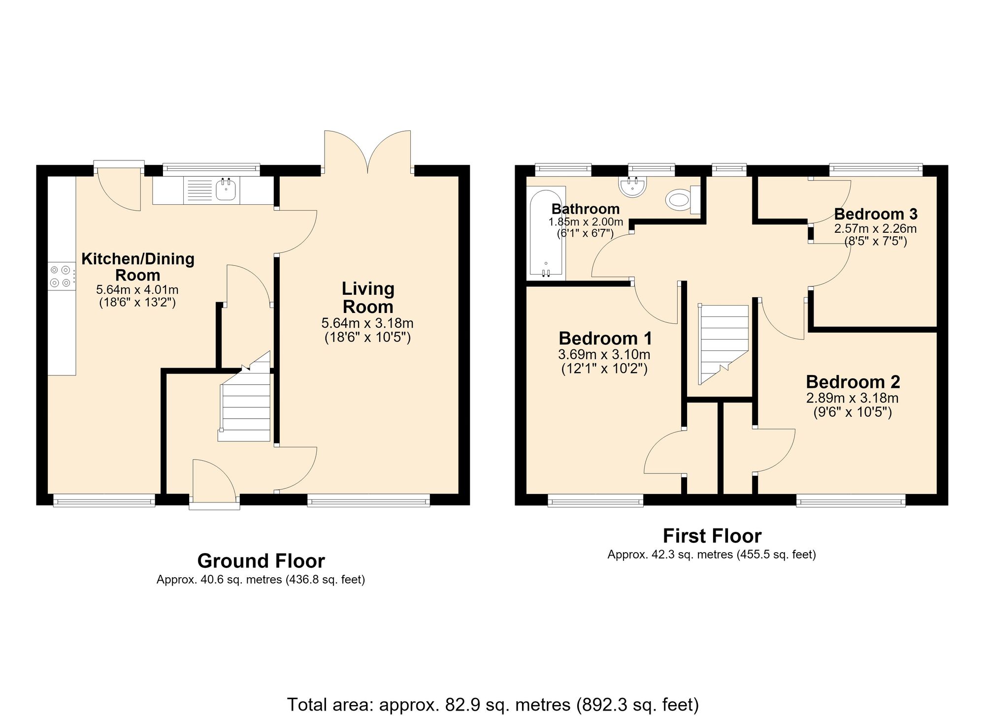 17 Ruskin Avenue, Accrington floorplan