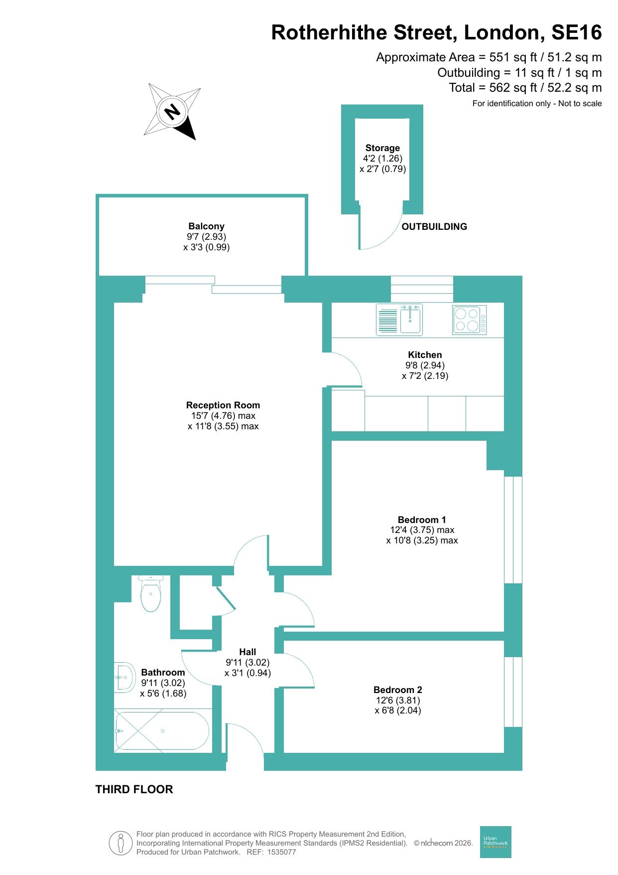 Rotherhithe Street, London floorplan